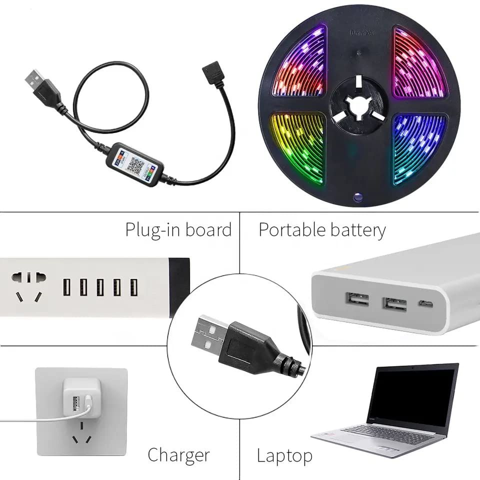 Uzaktan Kumandalı Tv Için Usb Rgb Şerit Led - Bi Sipariş Kktc