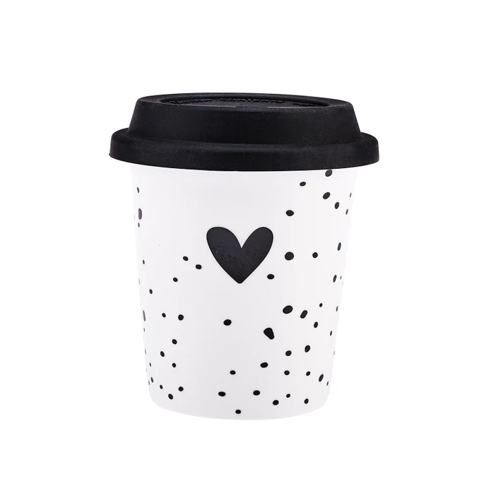 Amore Silikon Kapaklı Mug 300 Ml Siyah