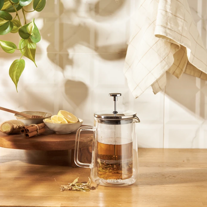 Double Glass French Press 600 Ml